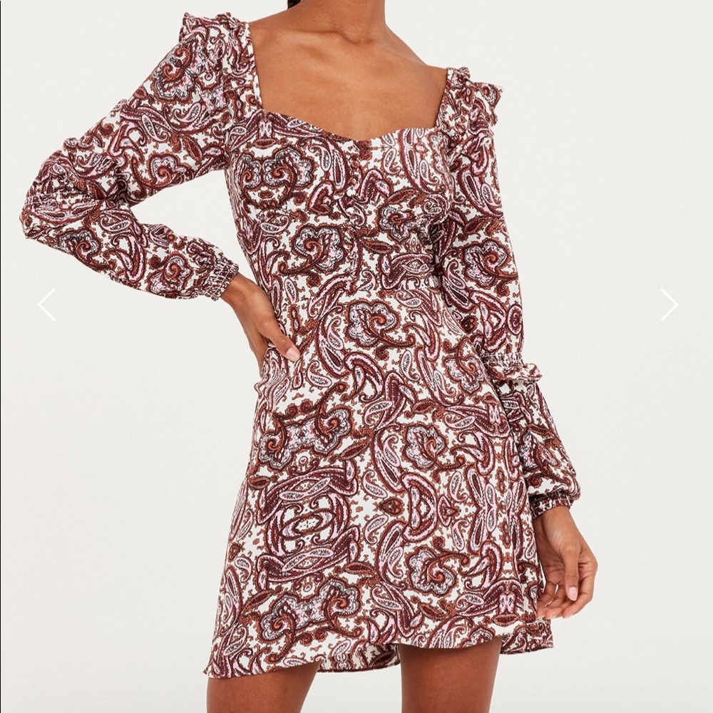 For Love & Lemons Georgi Baby Doll Dress XS - Picture 4 of 6